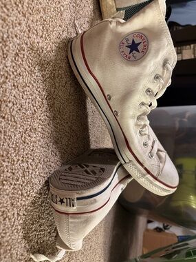 All white converse